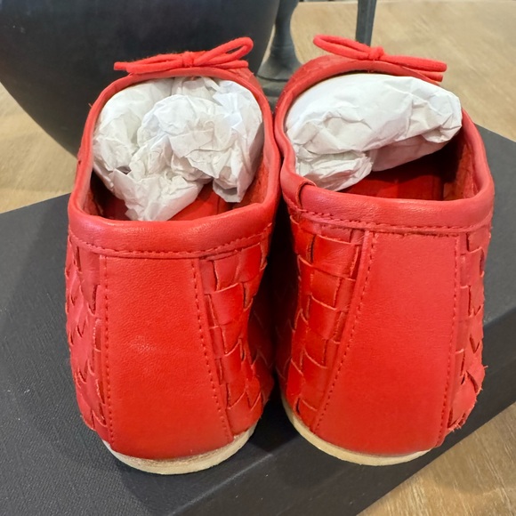 Freda Salvador Roma flats in Crimson size 7 - Picture 3 of 10